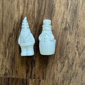 Nordstrom Gnome and snowman salt and pepper shakers